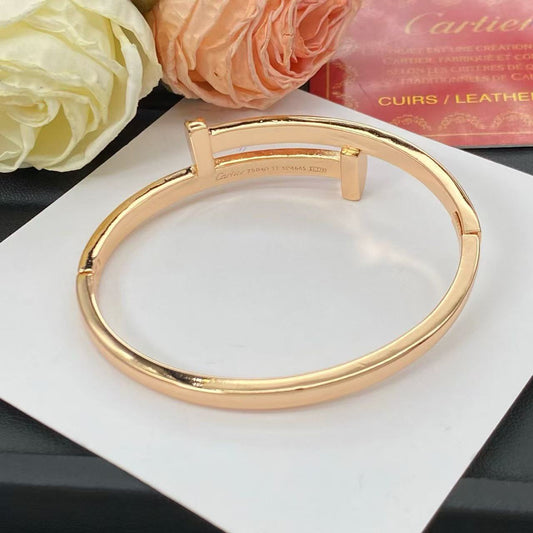 [Zalyn Jewelry]NEW ROSE GOLD 6.1MM BRACELET