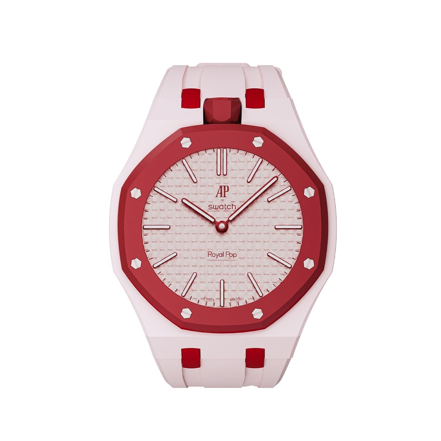 [Zalyn]Royal Oak Pop Exclusive Bioceramic Case & Silicone Strap Mix Color
