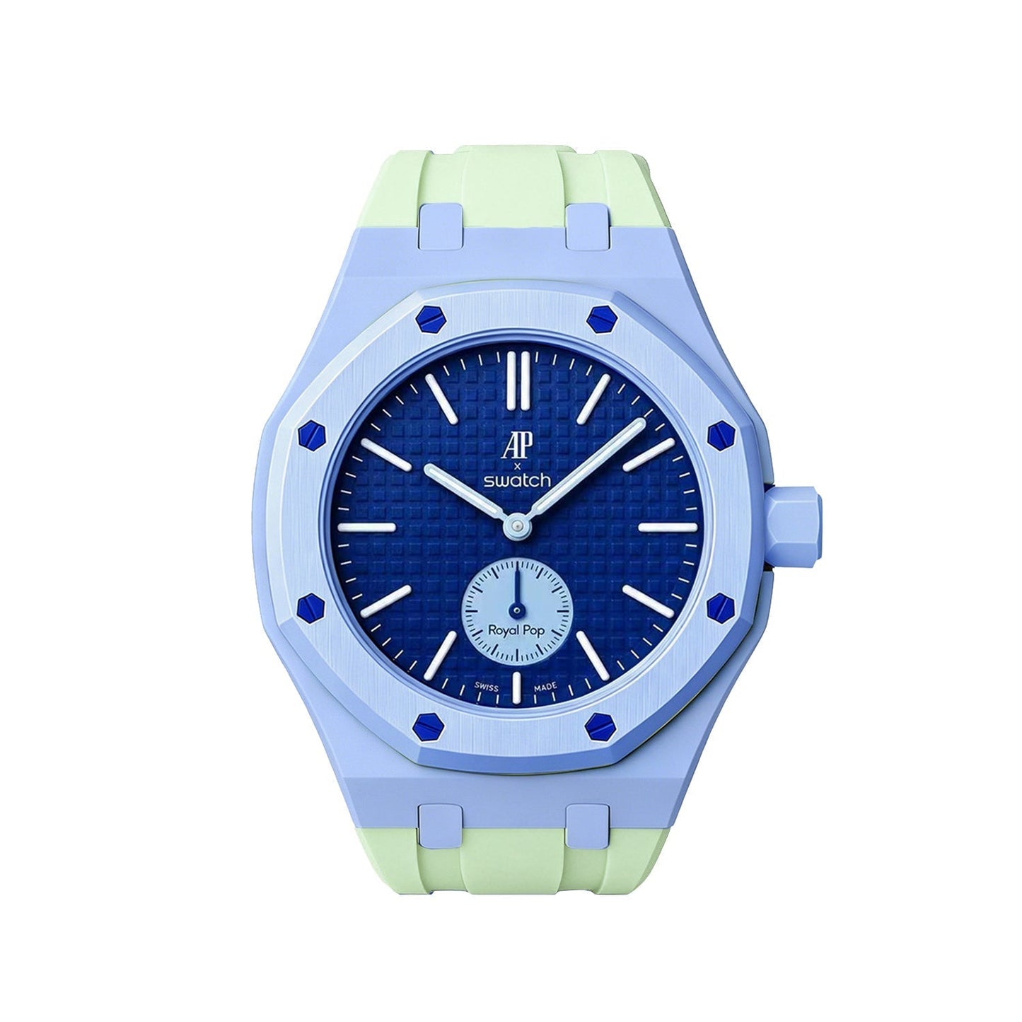 [Zalyn]Royal Oak Pop Exclusive Bioceramic Case & Silicone Strap Mix Color