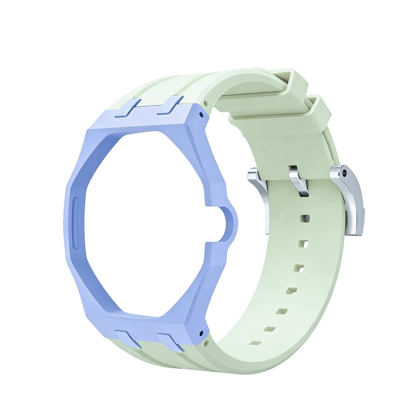 [Zalyn]Royal Oak Pop Exclusive Bioceramic Case & Silicone Strap Mix Color