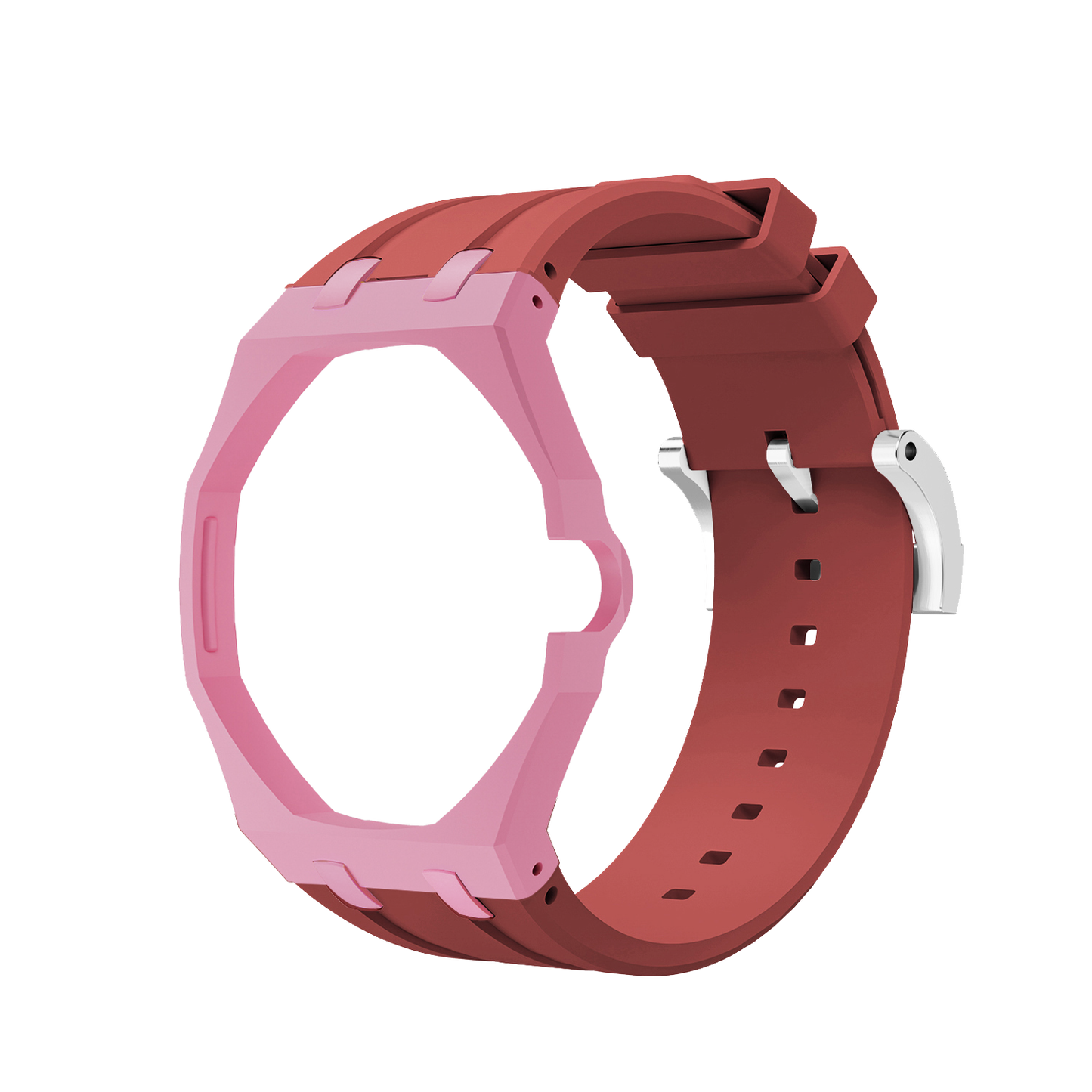 [Zalyn]Royal Oak Pop Exclusive Bioceramic Case & Silicone Strap Mix Color