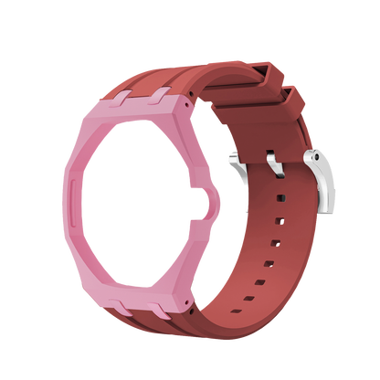 [Zalyn]Royal Oak Pop Exclusive Bioceramic Case & Silicone Strap Mix Color