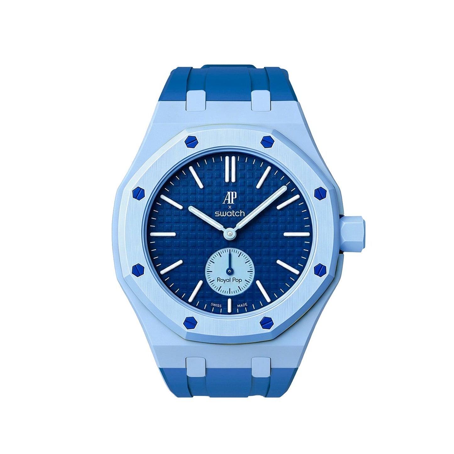 [Zalyn]Royal Oak Pop Exclusive Bioceramic Case & Silicone Strap Mix Color
