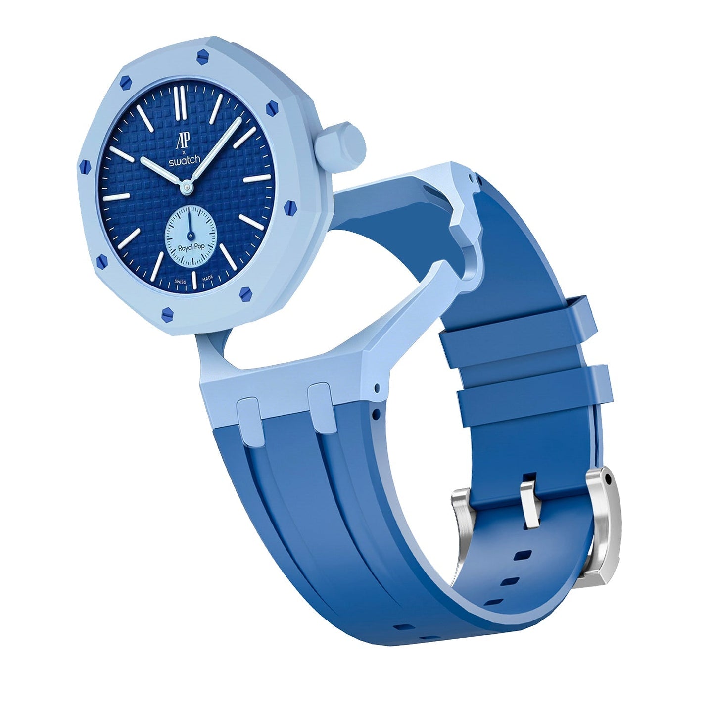 [Zalyn]Royal Oak Pop Exclusive Bioceramic Case & Silicone Strap Mix Color