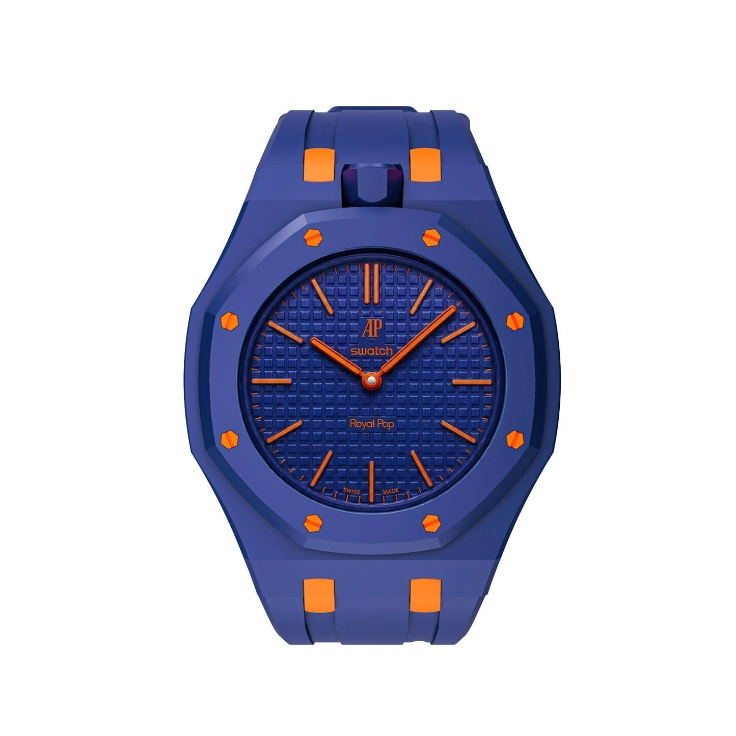 [Zalyn]Royal Oak Pop Exclusive Bioceramic Case & Silicone Strap Mix Color