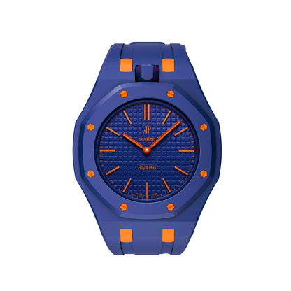 [Zalyn]Royal Oak Pop Exclusive Bioceramic Case & Silicone Strap Mix Color