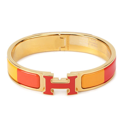 [Zalyn]H BRACELET ORANGE RAINBOW CERAMIC