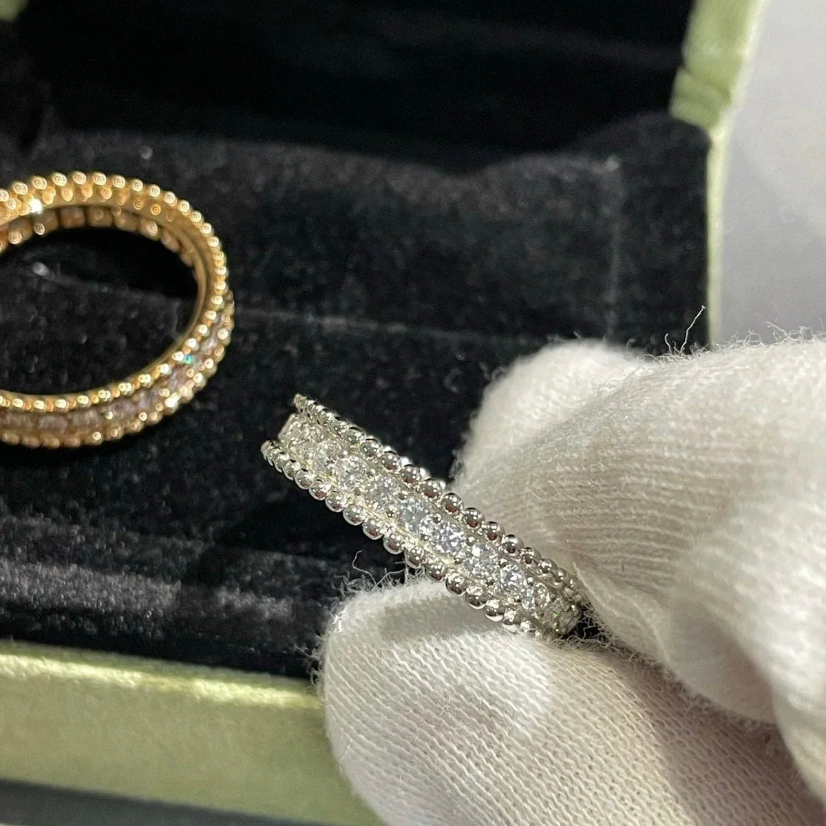 [Zalyn Jewelry ]PERLEE DIAMOND SILVER RING