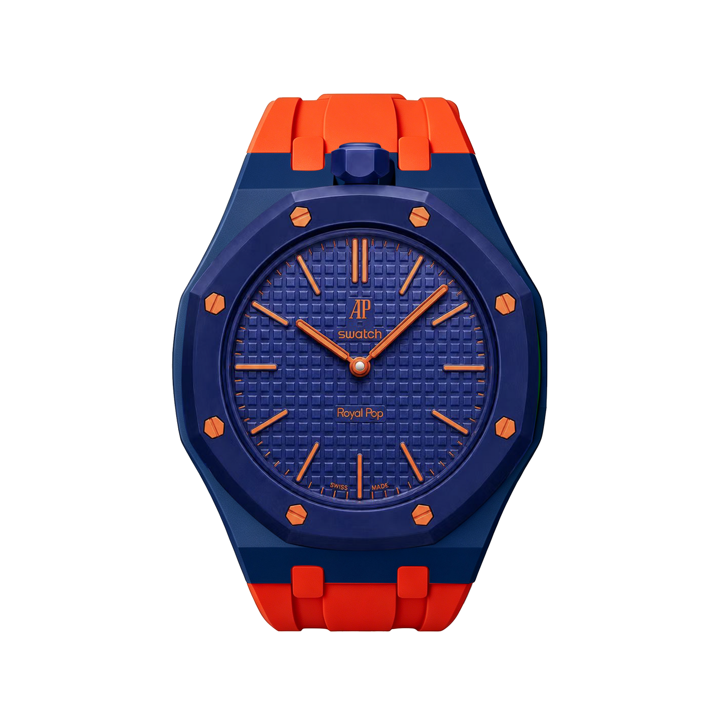 [Zalyn]Royal Oak Pop Exclusive Bioceramic Case & Silicone Strap Mix Color