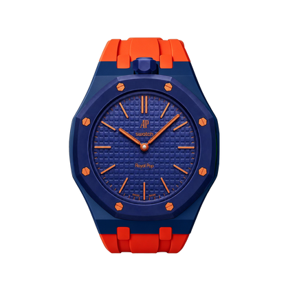 [Zalyn]Royal Oak Pop Exclusive Bioceramic Case & Silicone Strap Mix Color