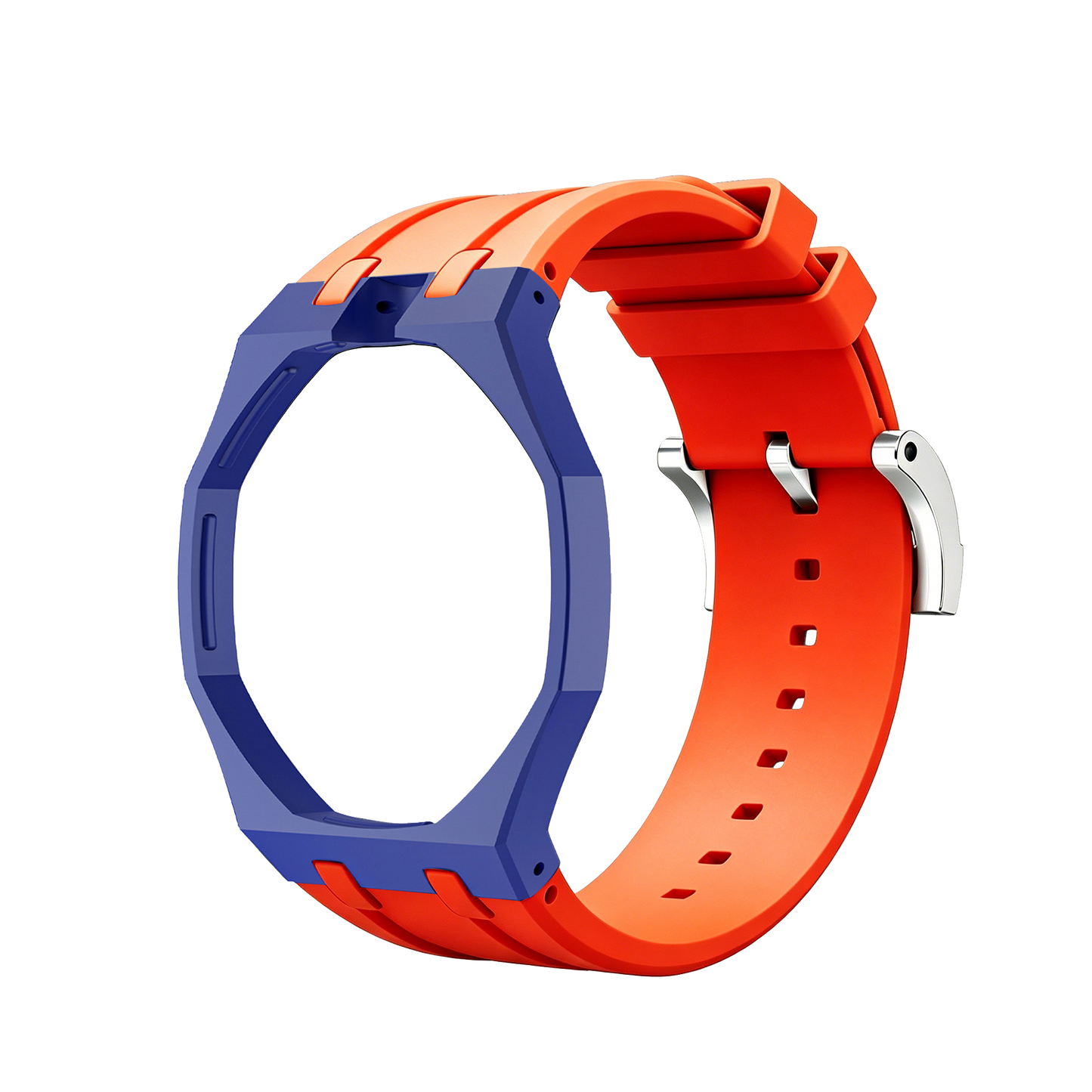 [Zalyn]Royal Oak Pop Exclusive Bioceramic Case & Silicone Strap Mix Color