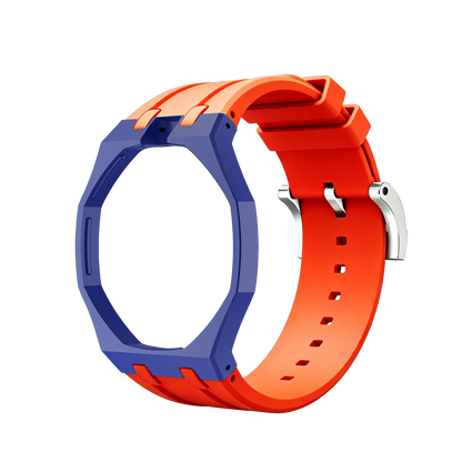 [Zalyn]Royal Oak Pop Exclusive Bioceramic Case & Silicone Strap Mix Color