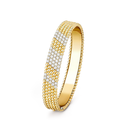 [Zalyn Jewelry]  FIVE-ROW DIAMOND BRACELET