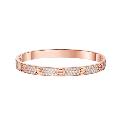 [Zalyn]CLASSIC 6.1MM LOVE BANGLE - FULL PAVÉ