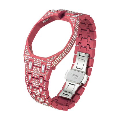 [Zalyn]Royal Oak Pop Exclusive Bioceramic Case & Bioceramic Strap Full Diamond