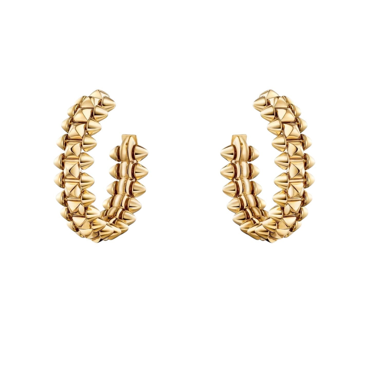 [Zalyn]CLASH DE 6.4MM HOOP SMALL MODEL EARRINGS