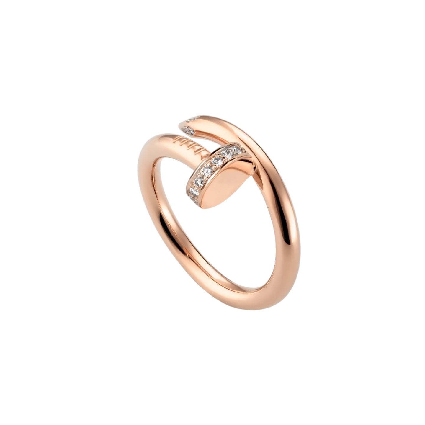 [Zalyn]CLOU 2.6MM DIAMOND RING