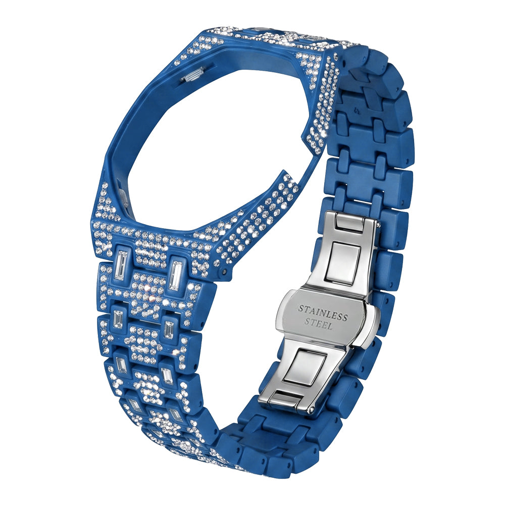 [Zalyn]Royal Oak Pop Exclusive Bioceramic Case & Bioceramic Strap Full Diamond