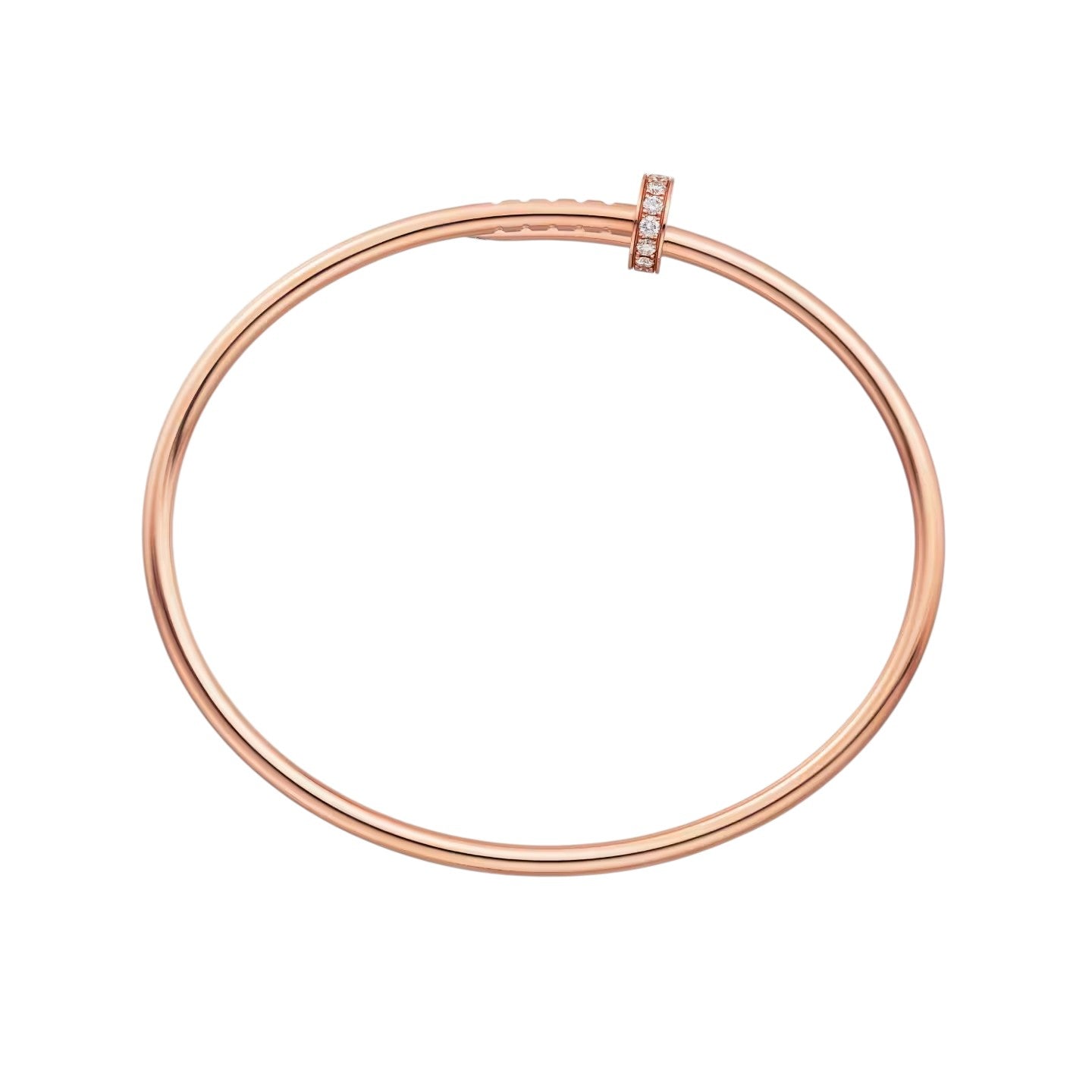 [Zalyn]JUSTE UN CLOU 2.5MM SMALL MODEL DIAMOND BANGLE