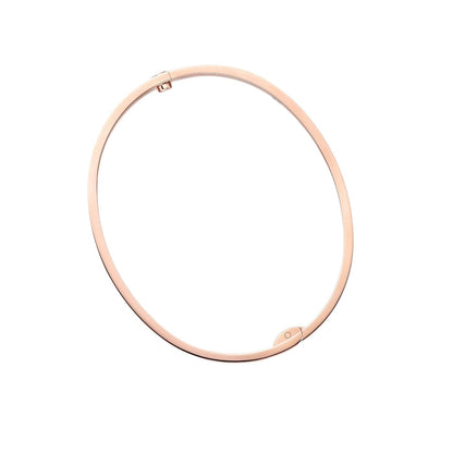 [Zalyn]CLASSIC 6.1MM LOVE SINGLE-SCREW CLOSURE BANGLE - 4-DIAMOND