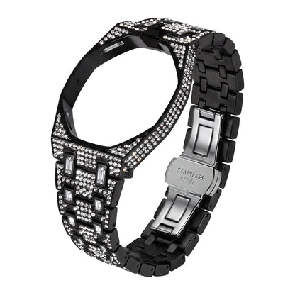 [Zalyn]Royal Oak Pop Exclusive Bioceramic Case & Bioceramic Strap Full Diamond