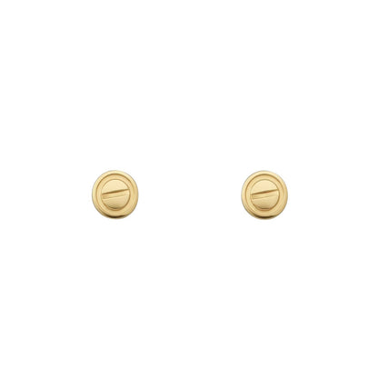 [Zalyn]LOVE 7.2MM HOOP EARRINGS