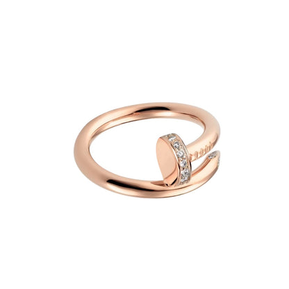 [Zalyn]CLOU 2.6MM DIAMOND RING