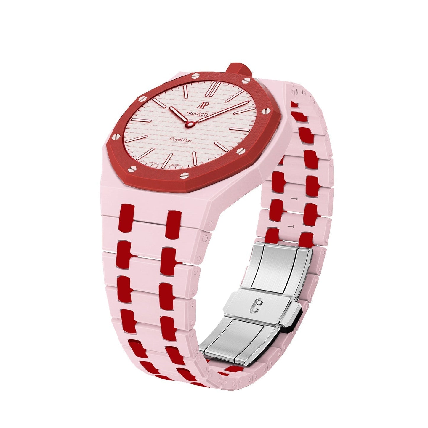 [Zalyn]Royal Oak Pop Exclusive Bioceramic Case & Bioceramic Strap Mix Color