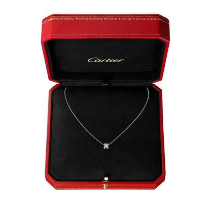 [Zalyn]C DE PENDANT DIAMOND NECKLACE