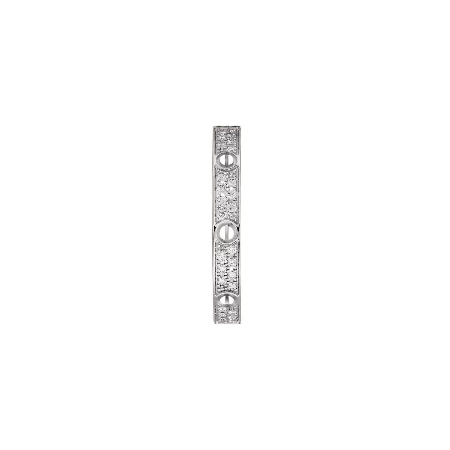 [Zalyn]LOVE 2.6MM PAVÉ DIAMOND RING