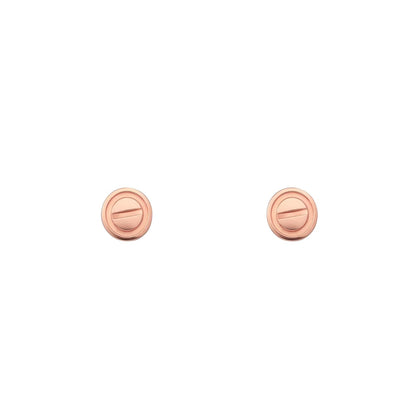 [Zalyn]LOVE 7.2MM HOOP EARRINGS