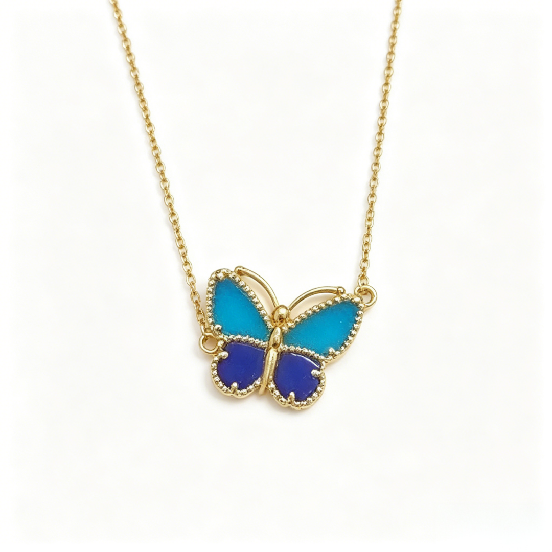 [Zalyn Jewelry] 2026 NEW LUCKY BUTTERFLY 1 MOTIFS NECKLACE