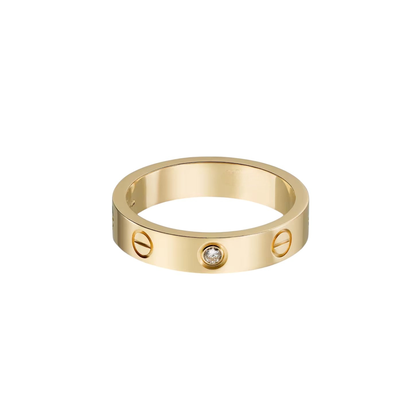 [Zalyn]LOVE 4MM 1 DIAMOND RING