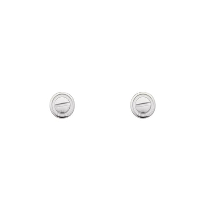 [Zalyn]LOVE 7.2MM HOOP EARRINGS