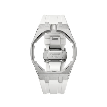 [Zalyn]Royal Oak Pop Exclusive Steel Case & Silicone Strap With Cradle