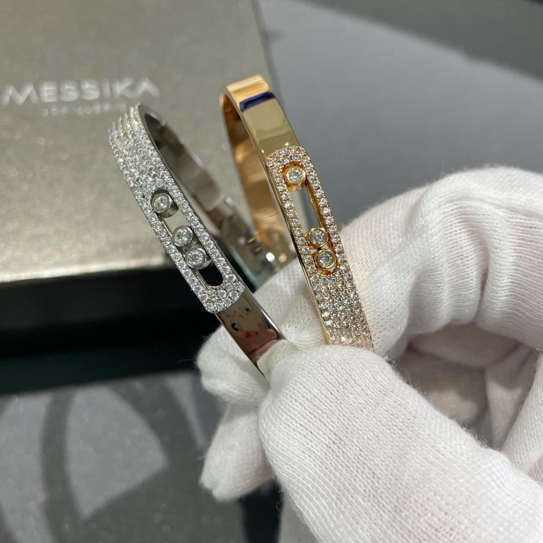 [Zalyn]MOVE NOA PAVÉ DIAMOND BANGLE BRACELET