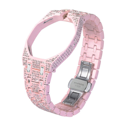 [Zalyn]Royal Oak Pop Exclusive Bioceramic Case & Bioceramic Strap Full Diamond