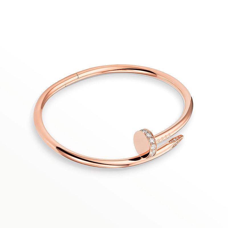 [Zalyn]JUSTE UN CLOU 3.5MM CLASSIC DIAMOND BANGLE
