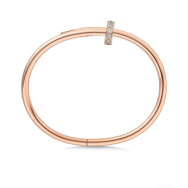 [Zalyn]JUSTE UN CLOU 3.5MM CLASSIC DIAMOND BANGLE