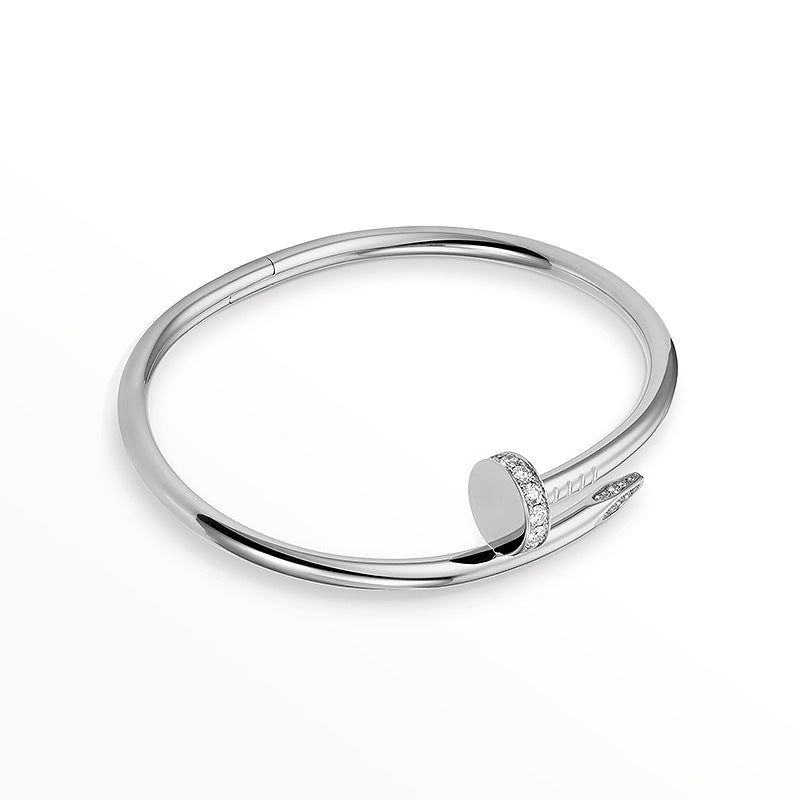 [Zalyn]JUSTE UN CLOU 3.5MM CLASSIC DIAMOND BANGLE
