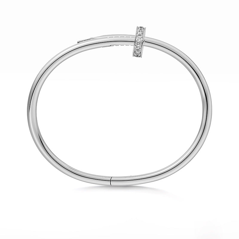 [Zalyn]JUSTE UN CLOU 3.5MM CLASSIC DIAMOND BANGLE