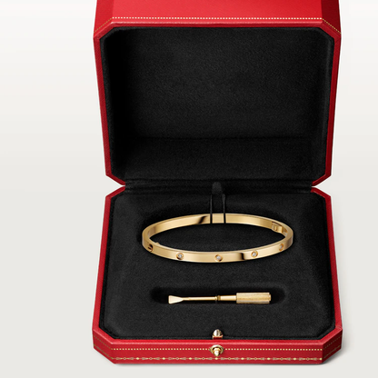 [Zalyn Jewelry ]LOVE BRACELET 3.65MM 10 DIAMONDS