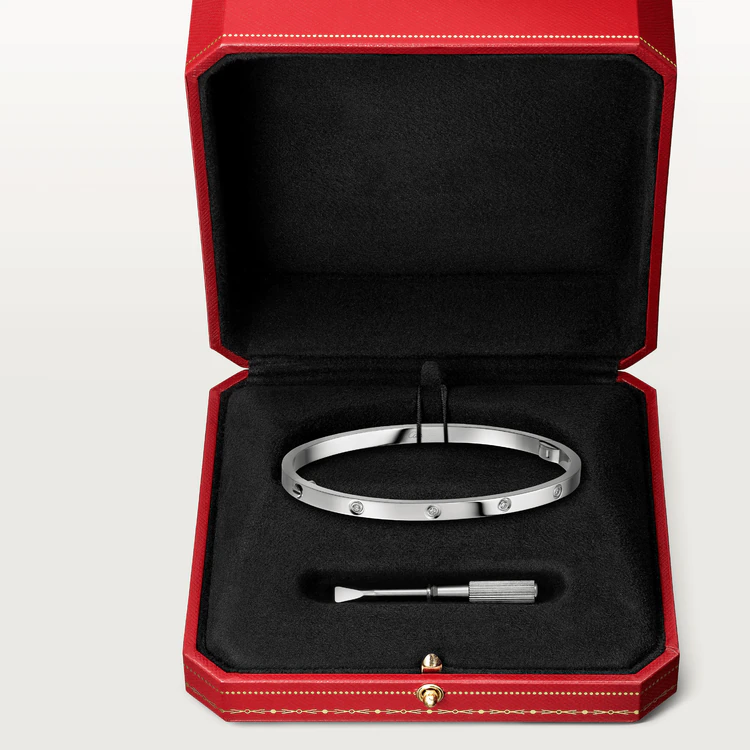 [Zalyn Jewelry ]LOVE BRACELET 3.65MM 10 DIAMONDS