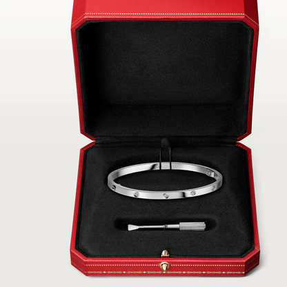 [Zalyn Jewelry ]LOVE BRACELET 3.65MM 10 DIAMONDS