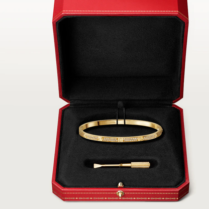 [Zalyn Jewelry ]LOVE BRACELET 3.65MM DIAMOND-PAVED