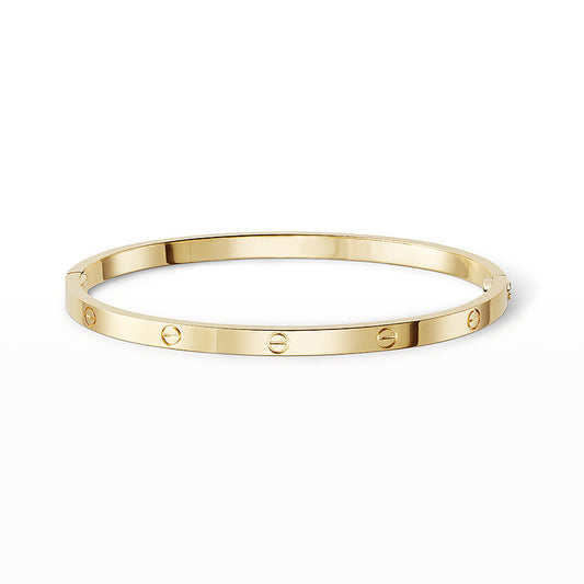 [Zalyn]LOVE 3.65MM SMALL MODEL BANGLE