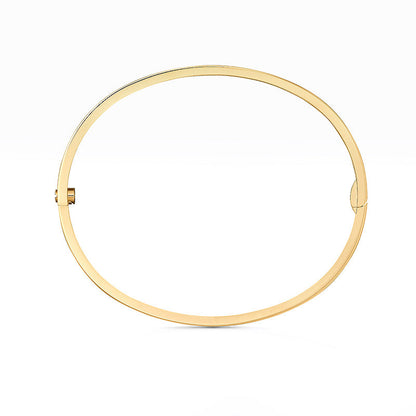 [Zalyn]LOVE 3.65MM SMALL MODEL BANGLE