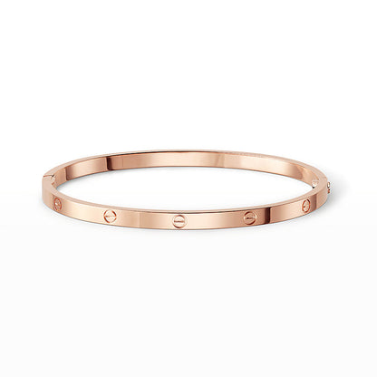 [Zalyn]LOVE 3.65MM SMALL MODEL BANGLE
