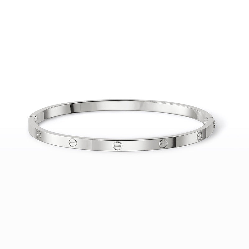 [Zalyn]LOVE 3.65MM SMALL MODEL BANGLE