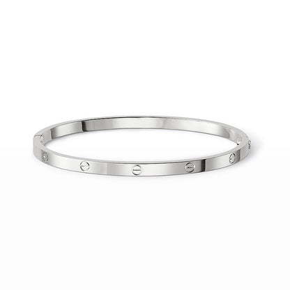 [Zalyn]LOVE 3.65MM SMALL MODEL BANGLE